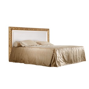 Кровать 2-х спальная (1,4 м) Тиффани штрих-лак/золото с подъемным механизмом (ТФКР140-2[7]) в Александровском - alexsandrovskoe.ok-mebel.com | фото
