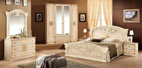Кровать 2-х спальная 1600*2000 Рома, без основания (02.116) беж в Александровском - alexsandrovskoe.ok-mebel.com | фото 2