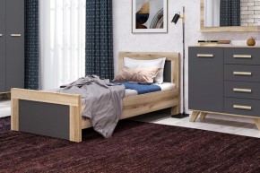 Кровать 900 Вега Скандинавия в Александровском - alexsandrovskoe.ok-mebel.com | фото 3