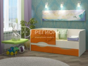 Кровать Дельфин-2 МДФ (фасад 3D) 1600 в Александровском - alexsandrovskoe.ok-mebel.com | фото 4