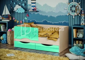 Кровать Дельфин-2 МДФ (фасад 3D) 1600 в Александровском - alexsandrovskoe.ok-mebel.com | фото 8