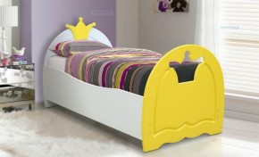 Кровать детская Корона (800*1600) МДФ матовый в Александровском - alexsandrovskoe.ok-mebel.com | фото 1