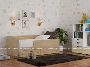 Кровать детская Панда с бортом и ящиками (сп/м 1200*1900) в Александровском - alexsandrovskoe.ok-mebel.com | фото