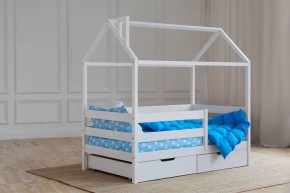 Кровать-домик 80*190 Белый в Александровском - alexsandrovskoe.ok-mebel.com | фото 5