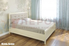 Кровать КР-2034 с мягким изголовьем в Александровском - alexsandrovskoe.ok-mebel.com | фото 2