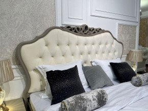 Кровать Мокко 1800 с мягким изголовьем + основание (серый камень) в Александровском - alexsandrovskoe.ok-mebel.com | фото 2