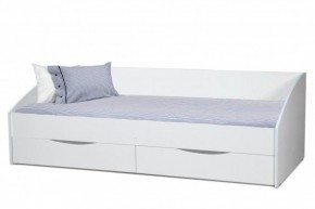 Кровать одинарная "Фея - 3" симметричная New (2000Х900) белая в Александровском - alexsandrovskoe.ok-mebel.com | фото 1