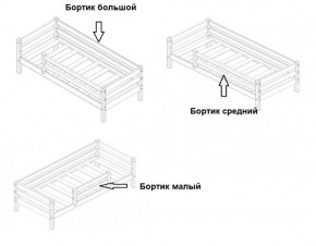 Кровать одноярусная Сонечка (800*1900) модульная в Александровском - alexsandrovskoe.ok-mebel.com | фото 3
