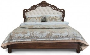 Кровать с мягким изголовьем "Патрисия", ламели (1800) караваджо в Александровском - alexsandrovskoe.ok-mebel.com | фото