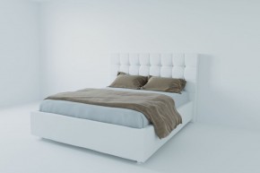 Кровать Венеция с ПМ 1200 (экокожа белая) в Александровском - alexsandrovskoe.ok-mebel.com | фото 2