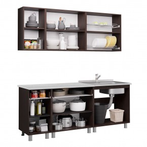 Кухня Монтана 2,0 м в Александровском - alexsandrovskoe.ok-mebel.com | фото 2