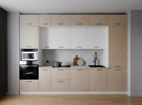 Кухонный гарнитур Демо 3400 (Стол. 38мм) в Александровском - alexsandrovskoe.ok-mebel.com | фото