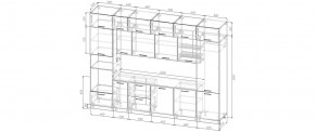 Кухонный гарнитур Демо 3400 (Стол. 38мм) в Александровском - alexsandrovskoe.ok-mebel.com | фото 2