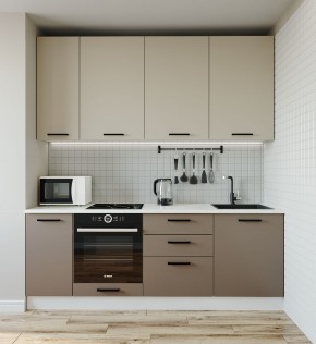 Кухонный гарнитур Латте 2200 (Стол. 38мм) в Александровском - alexsandrovskoe.ok-mebel.com | фото