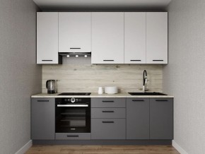 Кухонный гарнитур Меренга 2400 h950 (Стол. 38мм) в Александровском - alexsandrovskoe.ok-mebel.com | фото