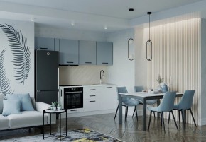 Кухонный гарнитур Ниагара 2550 (Стол. 38мм) в Александровском - alexsandrovskoe.ok-mebel.com | фото