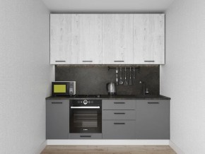 Кухонный гарнитур Санторини 2200 h 950 (Стол. 38мм) в Александровском - alexsandrovskoe.ok-mebel.com | фото