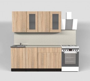 Кухня Симона Демо 1700 (Венга/Дуб Сонома) в Александровском - alexsandrovskoe.ok-mebel.com | фото 7