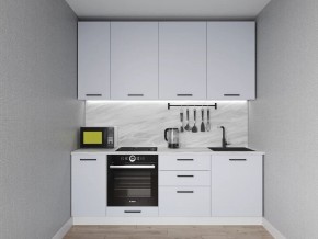 Кухонный гарнитур Смоки 2200 h950 (Стол. 38 мм) в Александровском - alexsandrovskoe.ok-mebel.com | фото