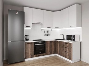 Кухонный гарнитур Старое Дерево 2200*1600 h950 (Стол. 38мм) в Александровском - alexsandrovskoe.ok-mebel.com | фото