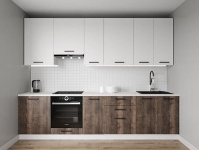 Кухонный гарнитур Старое Дерево 3000 h950 (Стол. 38мм) в Александровском - alexsandrovskoe.ok-mebel.com | фото