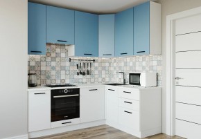 Кухонный гарнитур угловой Капри 2200х1600 h950 (Стол. 38мм) в Александровском - alexsandrovskoe.ok-mebel.com | фото