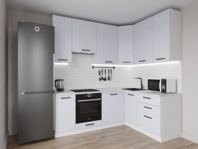 Кухонный гарнитур угловой Смоки 2200*1600 h950 (Стол. 26мм) в Александровском - alexsandrovskoe.ok-mebel.com | фото