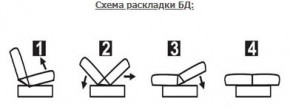 ЛАУРА ЛЮКС Диван Лаура Люкс БД+2подушки в Александровском - alexsandrovskoe.ok-mebel.com | фото 7