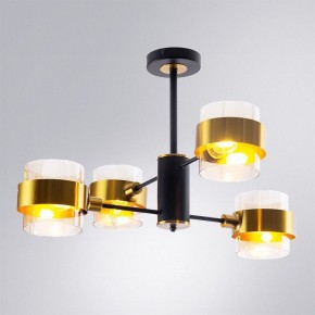 Люстра на штанге Arte Lamp Carlo A8205SP-4BK в Александровском - alexsandrovskoe.ok-mebel.com | фото 2