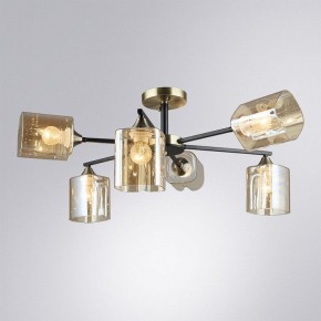 Люстра на штанге Arte Lamp Merci A4185PL-6BK в Александровском - alexsandrovskoe.ok-mebel.com | фото 2