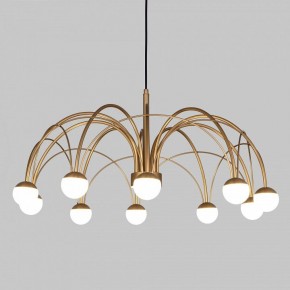 Люстра на штанге Eurosvet Ragno 90030/10 LED золото в Александровском - alexsandrovskoe.ok-mebel.com | фото 4