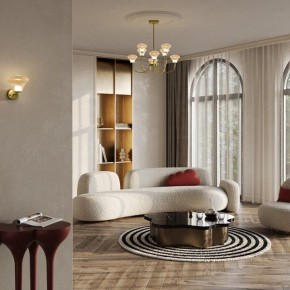 Люстра на штанге Maytoni Dynasty MOD402PL-L20BS3K в Александровском - alexsandrovskoe.ok-mebel.com | фото 4
