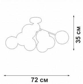 Люстра на штанге Vitaluce V3772 V3772-8/8PL в Александровском - alexsandrovskoe.ok-mebel.com | фото 4