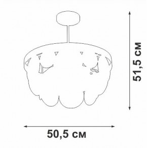 Люстра на штанге Vitaluce V5882 V5882-8/6PL в Александровском - alexsandrovskoe.ok-mebel.com | фото 4