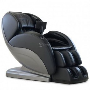 Массажное кресло PS6500 черно-серебряное в Александровском - alexsandrovskoe.ok-mebel.com | фото