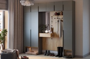 МЕБЕЛЬСОН К11 Прихожая (графит) в Александровском - alexsandrovskoe.ok-mebel.com | фото