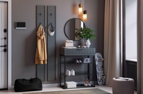 МЕБЕЛЬСОН К19 Прихожая (графит) в Александровском - alexsandrovskoe.ok-mebel.com | фото