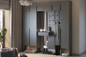 МЕБЕЛЬСОН К32 Прихожая (графит) в Александровском - alexsandrovskoe.ok-mebel.com | фото