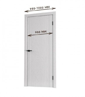 Межкомнатная дверь Bolivar Роялвуд белый (комплект) 900 в Александровском - alexsandrovskoe.ok-mebel.com | фото