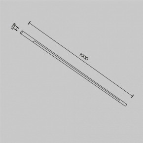 Модульный светильник Maytoni Basis C100CL-L1000-24W3-6K-B в Александровском - alexsandrovskoe.ok-mebel.com | фото 6