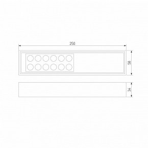 Накладной светильник Elektrostandard Tend a068850 в Александровском - alexsandrovskoe.ok-mebel.com | фото 3