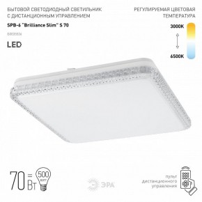 Накладной светильник Эра Классик SPB-6 Brilliance Slim S 70 в Александровском - alexsandrovskoe.ok-mebel.com | фото 2