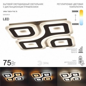 Накладной светильник Эра  SPB-6 GEO 4 RC 75 в Александровском - alexsandrovskoe.ok-mebel.com | фото 2