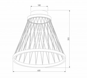 Накладной светильник Eurosvet Cesta 40018/1 LED коричневый в Александровском - alexsandrovskoe.ok-mebel.com | фото 4