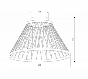Накладной светильник Eurosvet Cesta 40019/1 LED коричневый в Александровском - alexsandrovskoe.ok-mebel.com | фото 4