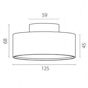 Накладной светильник Lightstar Acuto 215937 в Александровском - alexsandrovskoe.ok-mebel.com | фото 3