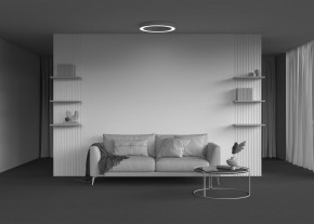 Накладной светильник Maytoni Lua C093CL-45W3K-W в Александровском - alexsandrovskoe.ok-mebel.com | фото 7