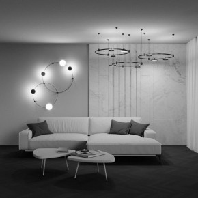 Накладной светильник Maytoni Plato TR152-1-7W4K-B в Александровском - alexsandrovskoe.ok-mebel.com | фото 4