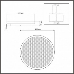 Накладной светильник Sonex Shimmers 7736/60L в Александровском - alexsandrovskoe.ok-mebel.com | фото 8