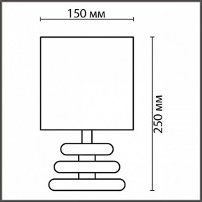 Настольная лампа декоративная Lumion Latza 8126/1Т в Александровском - alexsandrovskoe.ok-mebel.com | фото 3